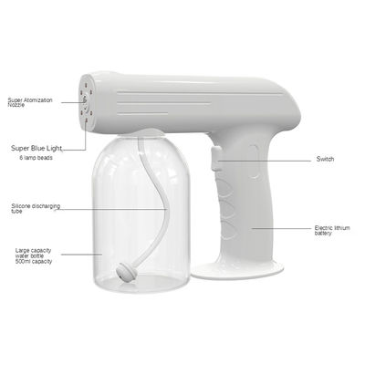 Pistolet de désinfection à nano spray 500 ml Pistolet portable à nano spray pour cheveux