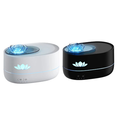 Lumière à LED 7 couleurs Humidificateur de flamme de feu 350 ml Diffuseur