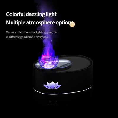 Matériau ABS Humidificateur de flamme de feu 12W 350ml avec chronométrage