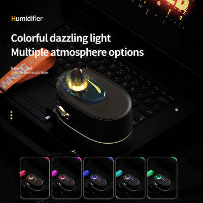 Humidificateur de flamme de fusée de 350 ml de capacité avec réglage de la minuterie de 2/4/6 heures