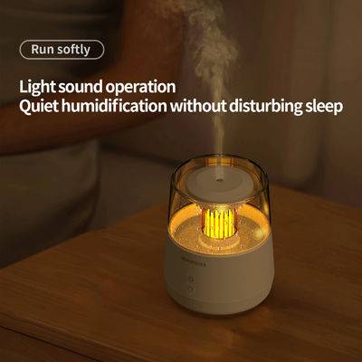 Humidificateurs de petite flamme pour chambre à coucher 0,7 kg avec lumière LED 7 couleurs