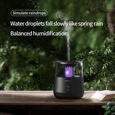 Humidificateur de flamme ABS à goutte à goutte de pluie aromatique avec un niveau sonore inférieur à 35 dB