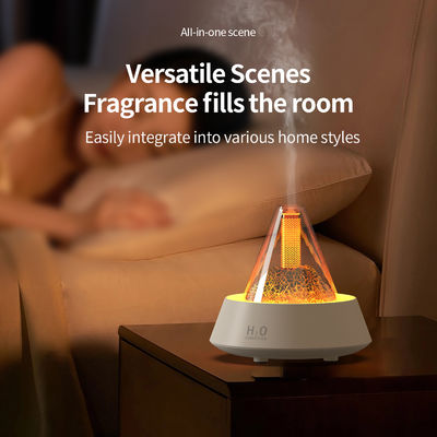 Humidificateur de flamme d'atmosphère ABS 80 ml avec réglage de la minuterie 2/4/6 heures