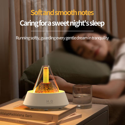 Humidificateur de flamme de feu d'aromathérapie de lave DC 5V avec réglage de la minuterie 2/4/6 heures