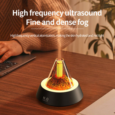 Humidificateur d'air d'aromathérapie à la lave 80 ml avec réglage de la minuterie 2/4/6 heures