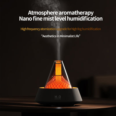 Humidificateur de flamme de feu aromathérapeutique avec éteindre automatiquement et niveau sonore inférieur à 35 dB