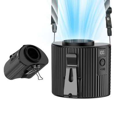 Ventilateur Socool Mini Cou Extérieur USB Led Ventilateurs à pince à taille Portable Rechargeable 4000MAh