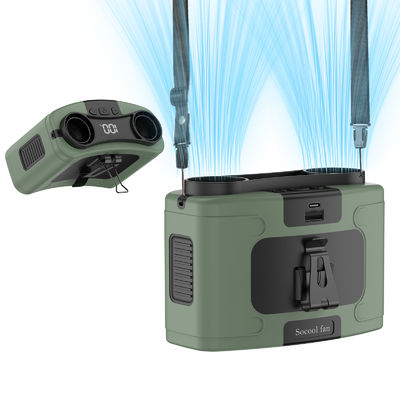 Ventilateur Socool 20000mAh Mini Rechargeable Portable Power Clip d'urgence Ventilateur de taille Type-c Super Vent Ventilateur de table super silencieux