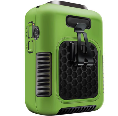 Ventilateur Socool 6000mAh Source d'alimentation de type C Ventilateur portable multifonctionnel avec un niveau de bruit inférieur à 50 dB En vert Orange Gris